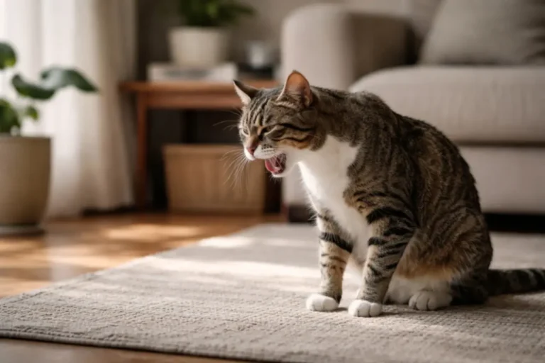 Dlaczego kot kaszle? Najczęstsze przyczyny